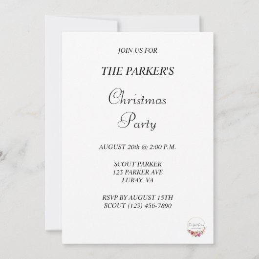 Vrolijk kerstontbijtkoek man, vrouw en huis kaart (Achterkant)