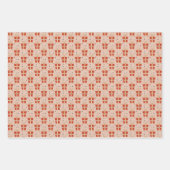 Vrolijk kerstontwerp inpakpapier vel (Voorkant 3)