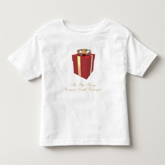 Vrolijk kerstontwerp, T-shirt voor Toddler (Voorkant)