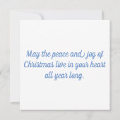 Vrolijk kerstpinguïns kaart (Achterkant)