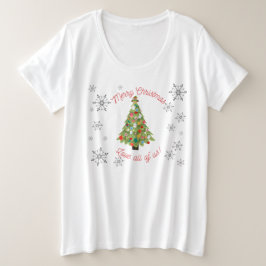Vrolijk kerstplezier voor boekliefhebbers deze vak grote maat t-shirt