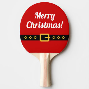 Vrolijk kerstpongpeddel voor tafeltennis tafeltennisbatje