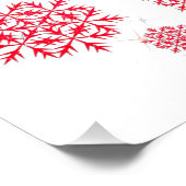 Vrolijk kerstPoster Perfect Poster (Hoek)