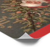 Vrolijk kerstposter poster (Hoek)