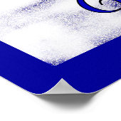 Vrolijk kerstPoster Poster (Hoek)