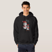 Vrolijk kerstprint Hoodie (Voorkant volledig)
