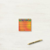 Vrolijk kerstranddennentakken gevoerd papier post-it® notes (Op bureau)