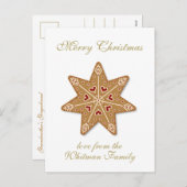 Vrolijk kerstrecept foto feestdagenkaart (Voorkant / Achterkant)