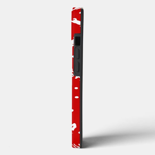 Vrolijk kerstrendierrood Case-Mate iPhone case (Achterkant / Links)