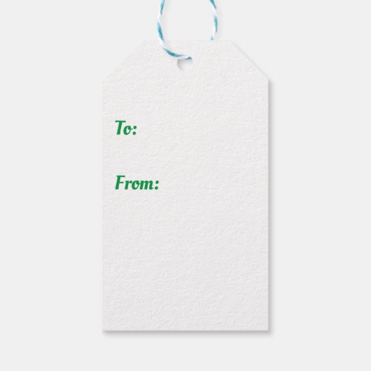 Vrolijk kerstrendiertje en mistletoe cadeaulabel (Achterkant)