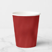 Vrolijk kerstrendiertje papieren bekers (Achterkant)