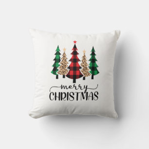 Vrolijk kerstrood-groene en zwarte pietbomen kussen