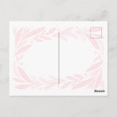 Vrolijk kerstrood Wreath Briefkaart (Achterkant)