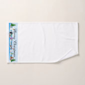 Vrolijk kerstscène op de set handdoeken (Handdoek)