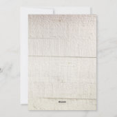 Vrolijk kerstscript Custom White Wood Feestdagenkaart (Achterkant)