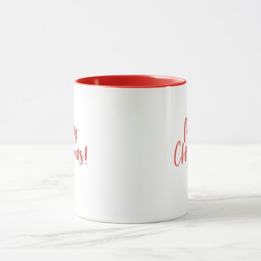 Vrolijk kerstscript Mok (Midden)