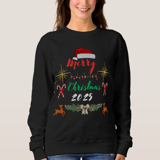 🎄 Vrolijk Kerstshirt 2025 – Trui (Voorkant)