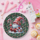 Vrolijk kerstSnoep Papieren Bordje (Feest)