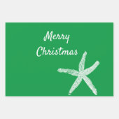 Vrolijk kerststaartongen rood-wit inpakpapier vel (Voorkant 2)