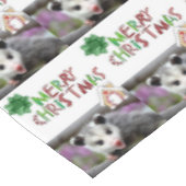 Vrolijk kersttafelkleed, Opossum Tafelkleed (Gekanteld)