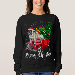 Vrolijk kersttasje met lichte panter trui