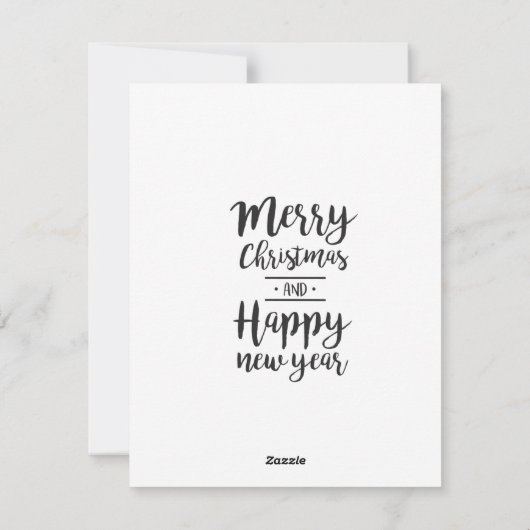 Vrolijk kerstthee Kaart (Achterkant)