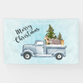 Vrolijk kersttrucje met kalveren spandoek (Horizontaal)