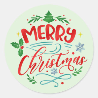 Vrolijk kerstvakantie envelop zegel