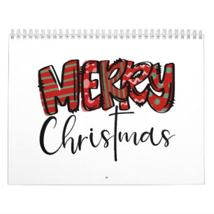 Vrolijk kerstvibes Mama Christelijk kruis Vrouwen Kalender