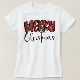 Vrolijk kerstvibes Mama Christelijk kruis Vrouwen T-shirt