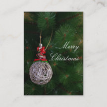 Vrolijk kerstVisitekaartje