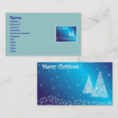 Vrolijk kerstVisitekaartje Visitekaartje (Voorkant / Achterkant)