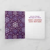 Vrolijk kerstvriendje Kaart (Binnen)