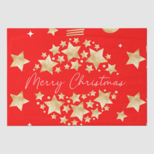 Vrolijk kerstweefsel papier fancy papier