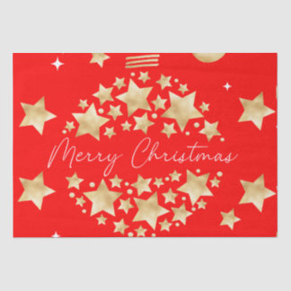 Vrolijk kerstweefsel papier fancy papier