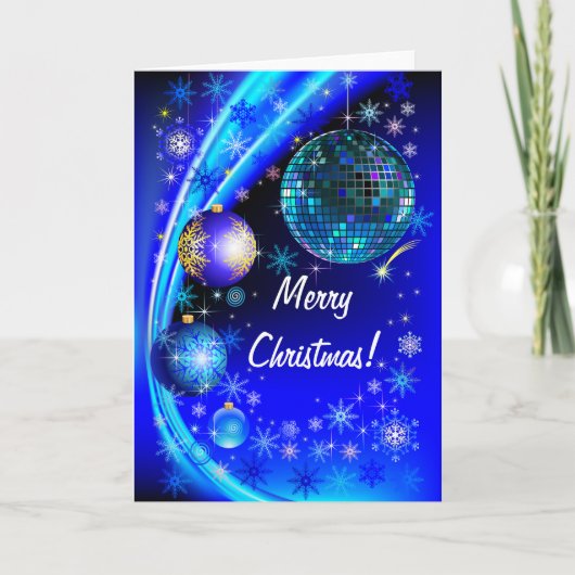 Vrolijk kerstwenskaart feestdagen kaart (Voorkant)