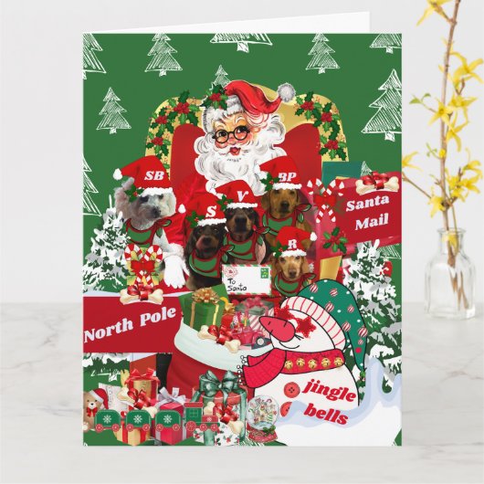 Vrolijk kerstWenskaart Kaart (Gele Bloem)