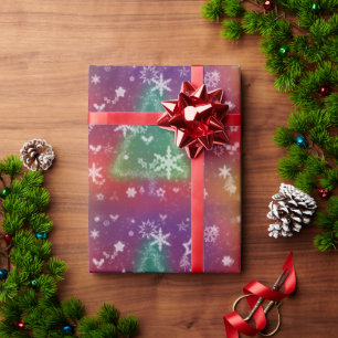 Vrolijk kerstwrapppapier cadeaupapier