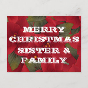 Vrolijk kerstzuster, Gezin Briefkaart