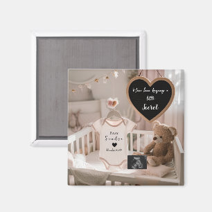 Vrolijk kinderkamer onthul baby aankondiging cadea magneet