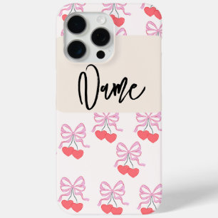 Vrolijk kleurrijk telefoonhoesje met naam iPhone 15 pro max hoesje