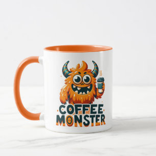 Vrolijk koffiemonster mok
