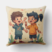 Vrolijk kussen (Achterkant)