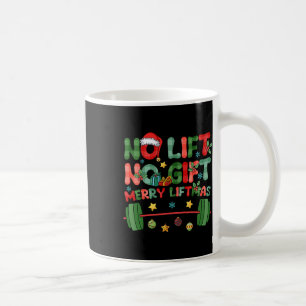 Vrolijk Liftmas Geen Lift Geen Kerstcadeaus Gym WO Koffiemok