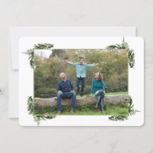 Vrolijk nieuwjaar groen gebladerte