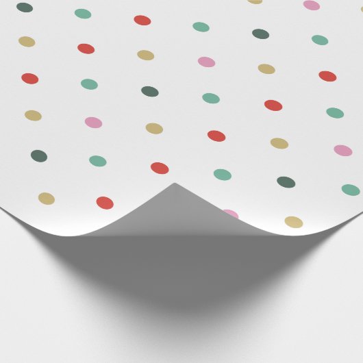 Vrolijk of niet Hier komt het wit Cadeaupapier (Hoek)