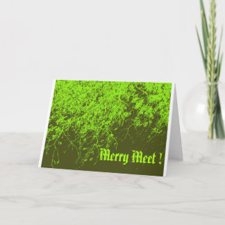 Vrolijk ontmoet Kaart