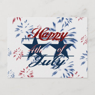 Vrolijk op 4 juli briefkaart