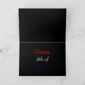 Vrolijk op 4 juli kaart (Binnen)
