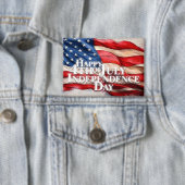 Vrolijk op 4 juli - Onafhankelijkheidsdag Button (Insitu)